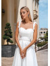 Ivory Satin Tulle Timeless Wedding Dress